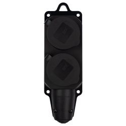 PRC-122-BL 16A 220V IP44 каучук Jazzway