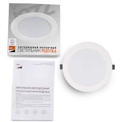 PLED DL6 20w 4000K WH IP40 Jazzway
