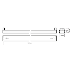 PPO-T8 2x1200 LED G13 230B Jazzway