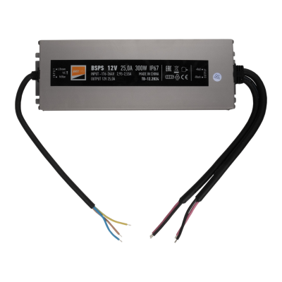 Блок питания (драйвер) BSPS 12V25,00A=300W IP67 5 л.гар. — вид 2