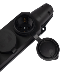 PRC-123-BL 16A 220V IP44 каучук Jazzway