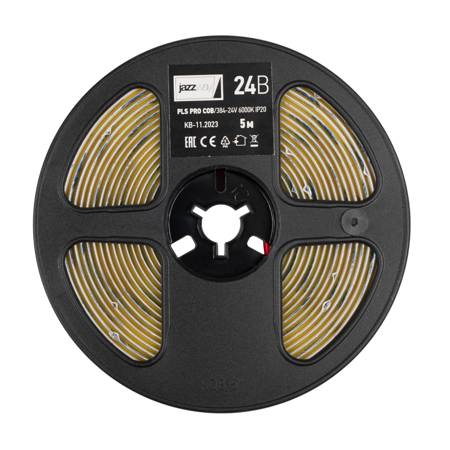 PLS PRO COB/384-24V  6000K IP20 5m Jazzway