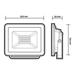 PFL LV 50W DC12-48V/AC12-48V 6500K IP65 Jazzway