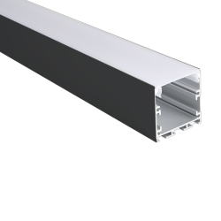 Профиль PAL 3535-BLACK (комплект) накладной 2м анод.Jazzway
