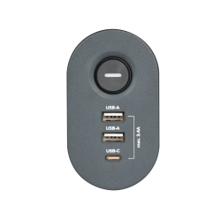 JAZZway ETD-03U-150-gy (3 x 1,5) заземл., выкл.