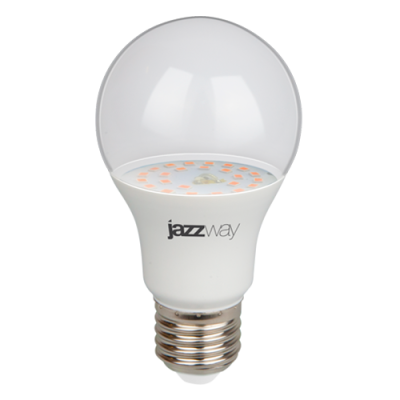 Лампа светодиодная PPG A60 Agro 9w CLEAR E27 IP20 ( для растений)