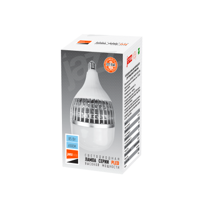 Лампа светодиодная PLED-HP-TR130 85w 6500K 7200Lm E27/E40 Jazzway (переходник в компл — вид 2