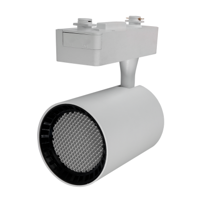 Светильник трековый светодиодный PTR 1325 25w 3000K 24° WH/WH (бел+бел реш) IP40