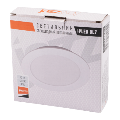 Светильник светодиодный встраиваемый PLED DL7 10w 4000K WH IP54 — вид 5