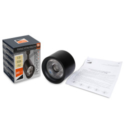 PTR  0510 10w 3000K 24° BL (чёрный) IP40 Jazzway