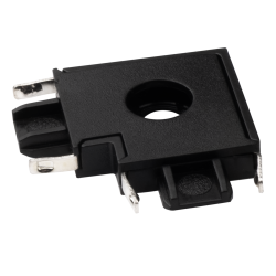 MTR16 CL-BL Коннектор черный L-обр. Jazzway 
