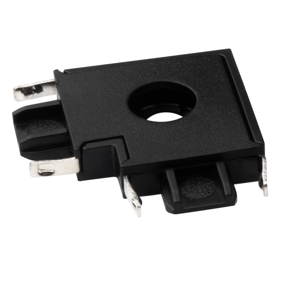 MTR16 CL-BL Коннектор черный L-обр. Jazzway 