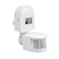 Датчик движения PMS-IR 008 1200Вт 180° 12м WH IP44 Jazzway