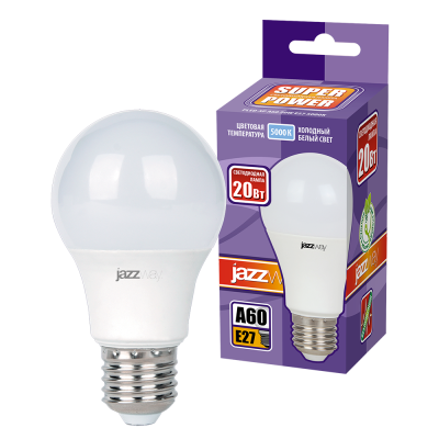 Лампа светодиодная PLED- SP A60 20w E27 5000K 230/50 — вид 3