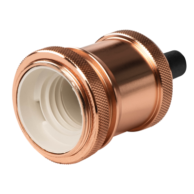 Светильник светодиодный RETRO патрон с проводом PLC 01 E27 230V/1M Rose gold — вид 3