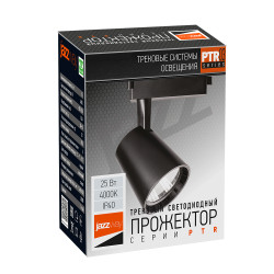 PTR  0325 25w 4000K 24° BL (чёрный) IP40 Jazzway