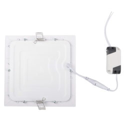 PPL-S  9w 4000K IP40 WH 145мм встр/квадр Jazzway
