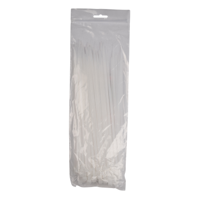 Кабельная стяжка PCT 4,8x250-100WH PA6.6 Jazzway (100 шт/уп) — вид 2