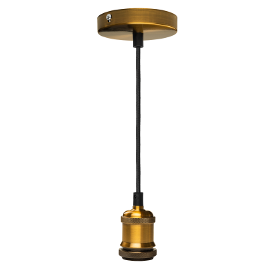 Светильник светодиодный RETRO патрон с проводом PLC 01 E27 230V/1M ANTIQUE BRONZE — вид 2