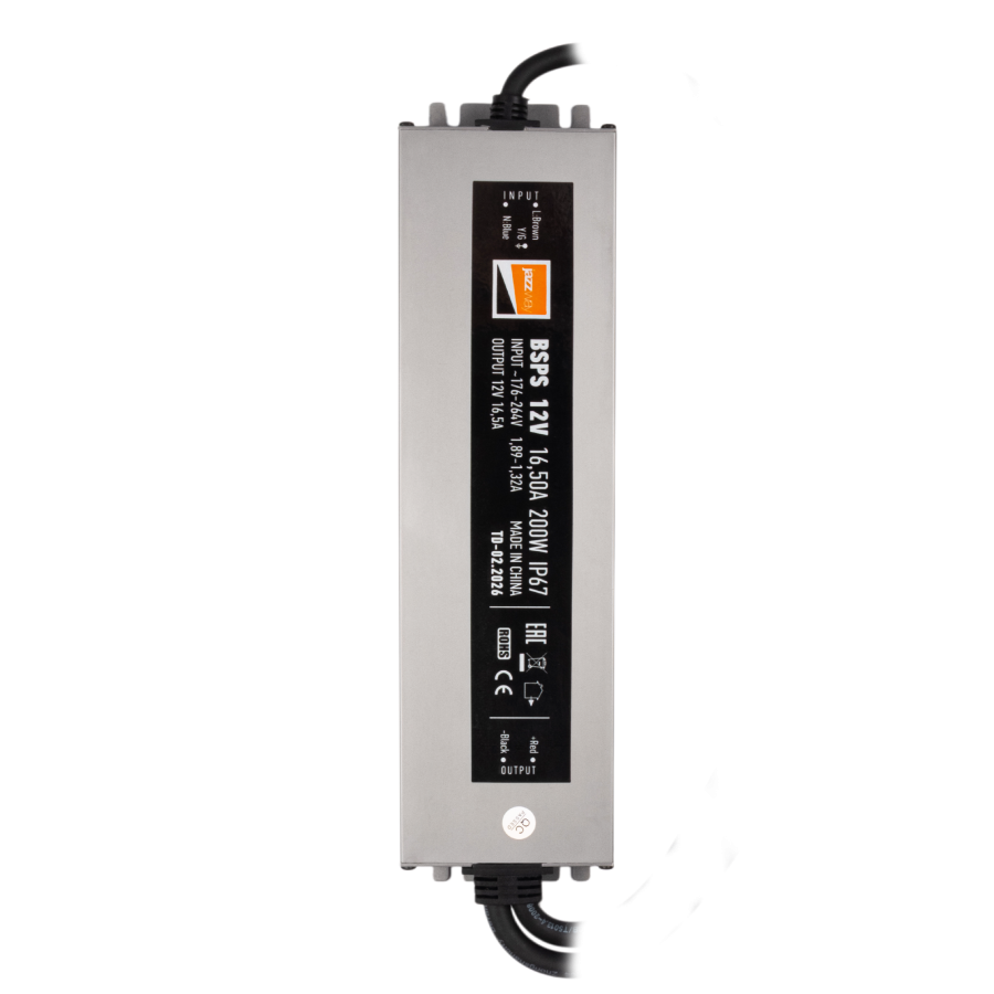 BSPS 12V16,50A=200W IP67 5 л.гар. Jazzway