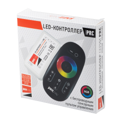 Контроллер PRC-4000RF RGB BL (черный)   12/24V 216/432Вт Jazzway