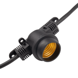 PBL-S80/ L48+1.5 Black E27 (универс.крепл) IP65 Jazzway