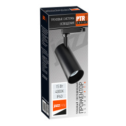 PTR  0715 15w 4000K 24° BL (чёрный) IP40 Jazzway