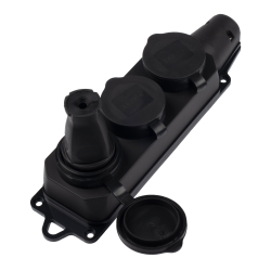 PRC-123-BL 16A 220V IP44 каучук Jazzway