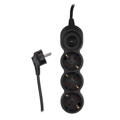Удлинитель JAZZway EX-03GS-500-bk (3 x 5) заземл., выкл.