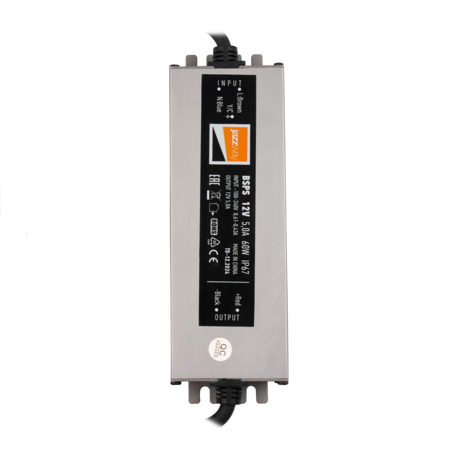 BSPS  12V5,00A= 60W IP67 5 л.гар. Jazzway