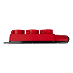 PRC-123-Red 16A 220V IP44 каучук красная Jazzway