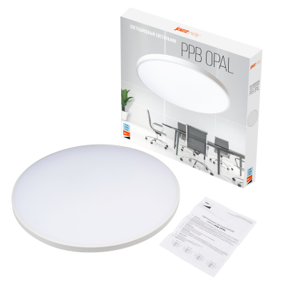Светильник светодиодный декоративный PPB OPAL 70W 6500K WH d460X55 IP20 — вид 5