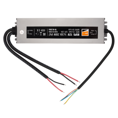 Блок питания (драйвер) BSPS 12V16,50A=200W IP67 5 л.гар. — вид 2