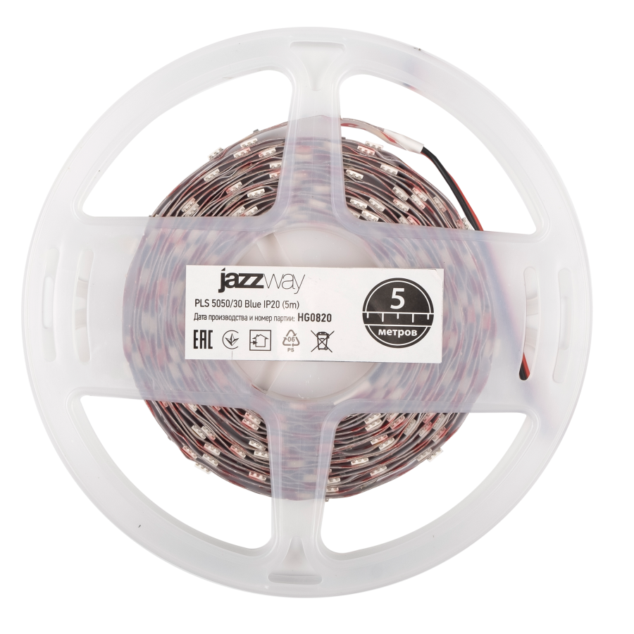 PLS 5050/30-12V  Blue  IP20  (5м) Jazzway