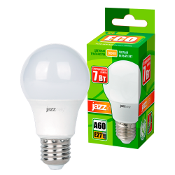 PLED- ECO- A60  7w E27 3000K 230V/50Hz  Jazzway