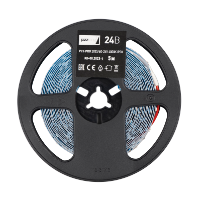 Лента светодиодная PLS PRO 2835/ 60-24V 4000K IP20 -5m