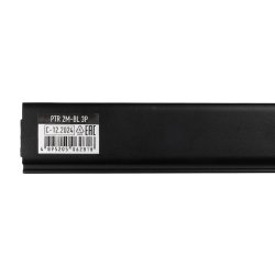 3P PTR 2M-BL шинопровод черный 2м Jazzway