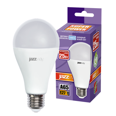 Лампа светодиодная PLED- SP A65 25w 5000K E27 230/50 — вид 3