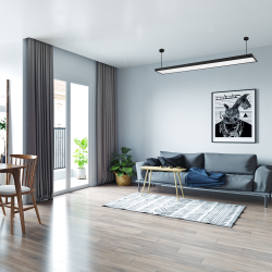 PSO-01  24w 4000K BLACK 1200x 50 IP40 Jazzway