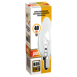 B35  240V  40W  E14  clear Jazzway
