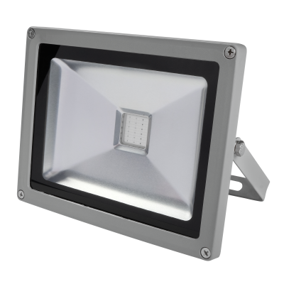 Прожектор светодиодный СДО PFL- 20W/ RGB-RC/GR