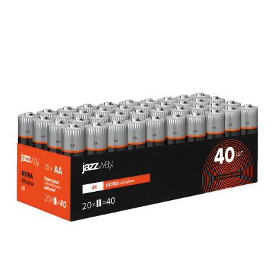 AA щелочная батарейка JAZZway LR6 ULTRA Alkaline Pack-40