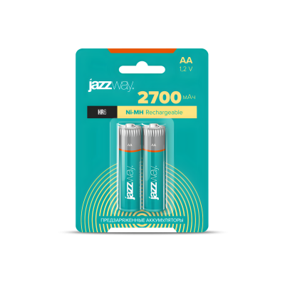 HR6 аккумулятор JAZZway AA 2700мАч предзаряженные BL-2