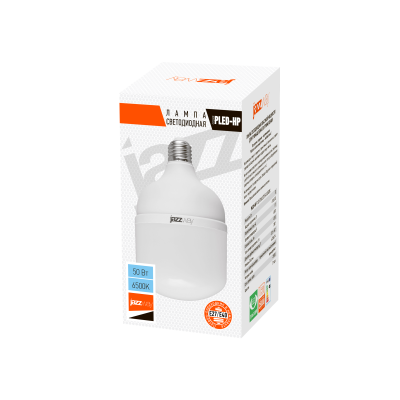 Лампа светодиодная PLED-HP-T120 50w 6500K E27/E40 Jazzway (переходник в компл. — вид 2