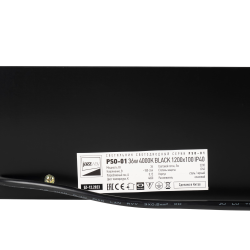 PSO-01  36w 4000K BLACK 1200x100 IP40 Jazzway