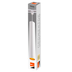 PTR  2310 10w 3000K 30° WH (белый) 400мм на подвесе 1м IP40 Jazzway