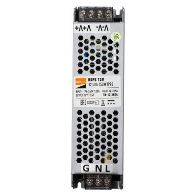 Блок питания (драйвер) BSPS 12V12,50A=150W IP20 2 г. гар.