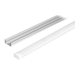 Профиль влагозащищенный PAL 1808 (2м) (с мат.рассеив) IP65 Jazzway