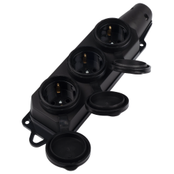 PRC-123-BL 16A 220V IP44 каучук Jazzway