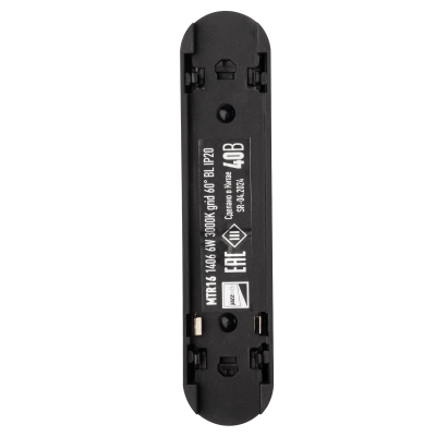 Светильник трековый светодиодный MTR16 1406 6w 4000K grid 60° BL (чёрный) IP20 — вид 2